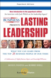Imagen de portada: Nightly Business Report Presents Lasting Leadership 1st edition 9780131877306