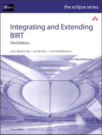 Cover image: Integrating and Extending BIRT 3rd edition 9780321772824