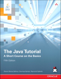 Imagen de portada: Java Tutorial, The 5th edition 9780132761949