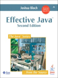 Cover image: Effective Java 2nd edition 9780321356680