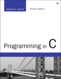 Cover image: Programming in C 4th edition 9780321776419