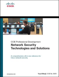 Imagen de portada: Network Security Technologies and Solutions (CCIE Professional Development Series) 1st edition 9781587144813