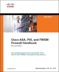 Cover image: Cisco ASA, PIX, and FWSM Firewall Handbook 2nd edition 9781587054570