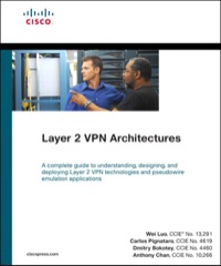 صورة الغلاف: Layer 2 VPN Architectures 1st edition 9781587058486