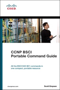 Imagen de portada: CCNP BSCI Portable Command Guide 1st edition 9781587201899