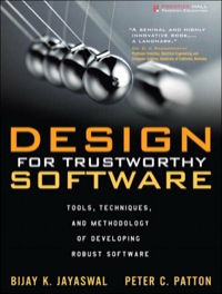 Imagen de portada: Design for Trustworthy Software 1st edition 9780132797351
