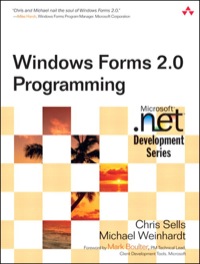 Titelbild: Windows Forms 2.0 Programming 2nd edition 9780321267962