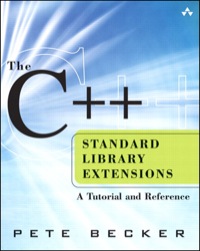 Titelbild: C++ Standard Library Extensions, The 1st edition 9780132797566