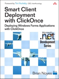 Cover image: Smart Client Deployment with ClickOnce 1st edition 9780321197696