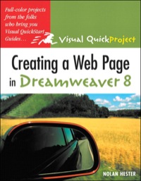 صورة الغلاف: Creating a Web Page in Dreamweaver 8 1st edition 9780132797825