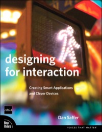 Omslagafbeelding: Designing for Interaction 1st edition 9780321432063