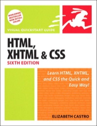 Cover image: HTML, XHTML, and CSS, Sixth Edition 6th edition 9780321430847