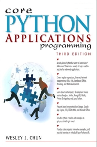 Immagine di copertina: Core Python Applications Programming 3rd edition 9780132678209