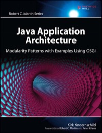 Cover image: Java Application Architecture 1st edition 9780321247131