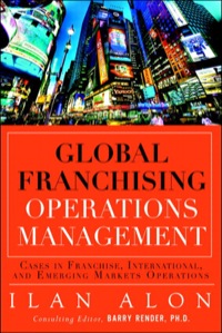 表紙画像: Global Franchising Operations Management 1st edition 9780132884143