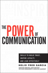 Cover image: Power of Communication,The 1st edition 9780132888844