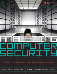 Imagen de portada: Analyzing Computer Security 1st edition 9780132789462
