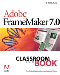 Imagen de portada: Adobe FrameMaker 7.0 Classroom in a Book 1st edition 9780321131683