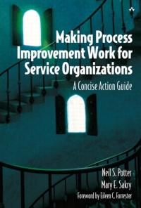 Cover image: Making Process Improvement Work for Service Organizations 1st edition 9780132929578