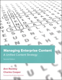 表紙画像: Managing Enterprise Content 2nd edition 9780321815361