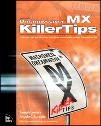 Imagen de portada: Macromedia Dreamweaver MX Killer Tips 1st edition 9780132932448