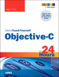 صورة الغلاف: Sams Teach Yourself Objective-C in 24 Hours 1st edition 9780132939874
