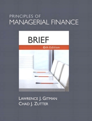 Cover image: Principles of Managerial Finance, Brief 6th edition 9780136119456