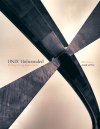 Cover image: UNIX Unbounded: A Beginning Approach 5th edition 9780131194496