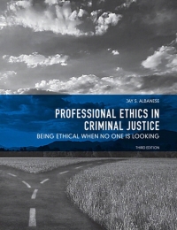 Cover image: Professional Ethics in Criminal Justice 3rd edition 9780131375659