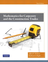 Cover image: Mathematics for Carpentry and the Construction Trades 3rd edition 9780135114001