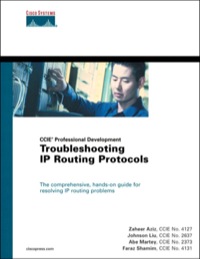 Imagen de portada: Troubleshooting IP Routing Protocols (CCIE Professional Development Series) 1st edition 9781587143724