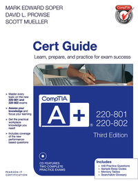 Titelbild: CompTIA A+ 220-801 and 220-802 Cert Guide 3rd edition 9780789748508