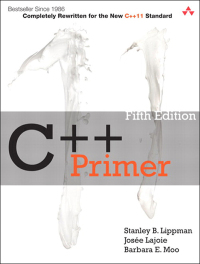 Cover image: C++ Primer 5th edition 9780321714114