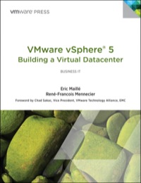 Cover image: VMware vSphere 5® Building a Virtual Datacenter 1st edition 9780321832214