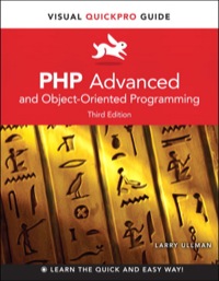 Cover image: PHP Advanced and Object-Oriented Programming 3rd edition 9780321832184