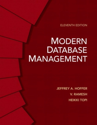 Cover image: Modern Database Management 11th edition 9780132662253