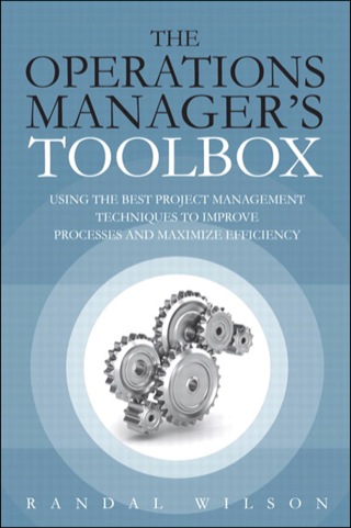 Cover image: The Operations Manager's Toolbox 1st edition 9780133064681