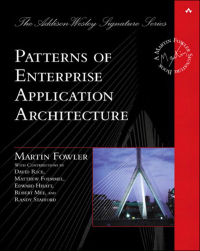 Cover image: Patterns of Enterprise Application Architecture 1st edition 9780321127426
