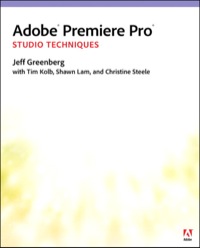 Cover image: Adobe Premiere Pro Studio Techniques 1st edition 9780321839978