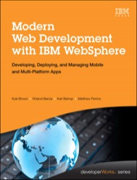 Cover image: Modern Web Development with IBM WebSphere 1st edition 9780133067033