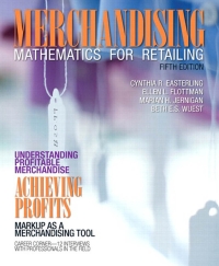Cover image: Merchandising Mathematics for Retailing 5th edition 9780132724166