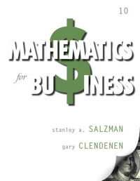 Cover image: Mathematics for Business 10th edition 9780132898355
