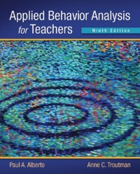 Cover image: Applied Behavior Analysis for Teachers, 9th Edition 9th edition 9780132655972