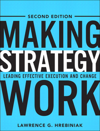 Cover image: Making Strategy Work 2nd edition 9780133092578
