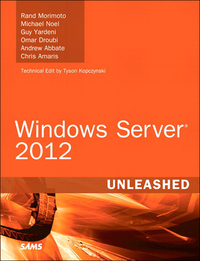 Omslagafbeelding: Windows Server 2012 Unleashed 1st edition 9780672336225