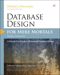 Omslagafbeelding: Database Design for Mere Mortals 3rd edition 9780321884497