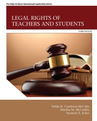 Cover image: Legal Rights of Teachers and Students 3rd edition 9780132619431