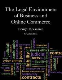 Titelbild: The Legal Environment of Business and Online Commerce 7th edition 9780132870887