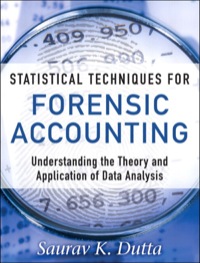 Immagine di copertina: Statistical Techniques for Forensic Accounting 1st edition 9780133133813