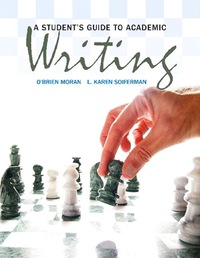 Cover image: A Student's Guide to Academic Writing 1st edition 9780133952186